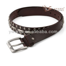 Moda Marrón Rivet Cinturones Para Los Hombres Cinturones De Cuero Venta al por mayor BC4557G-2